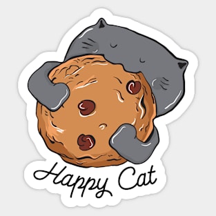 HAPPY CAT Sticker